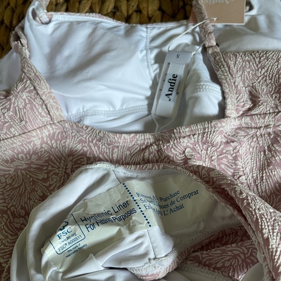 Andie Swim Rose Havana one piece swimsuit - Picture 4 of 5